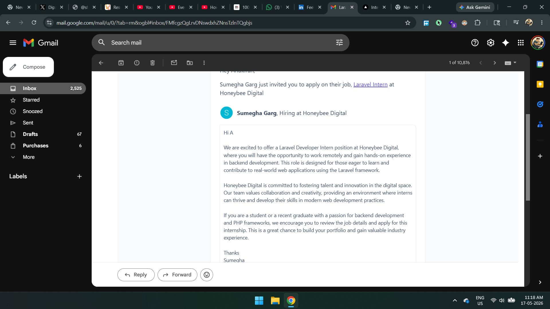 Submitted evidence